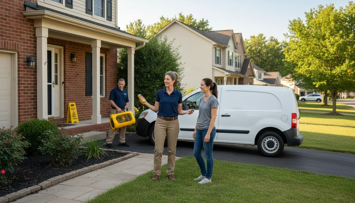 Water restoration image for Dehumidification And Cleanup Services in Chester, VA